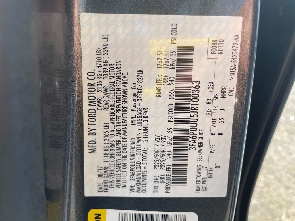 Used 2018 Ford Fusion S image 31