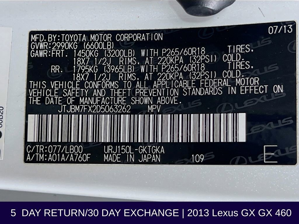 Used 2013 Lexus GX 460 image 37