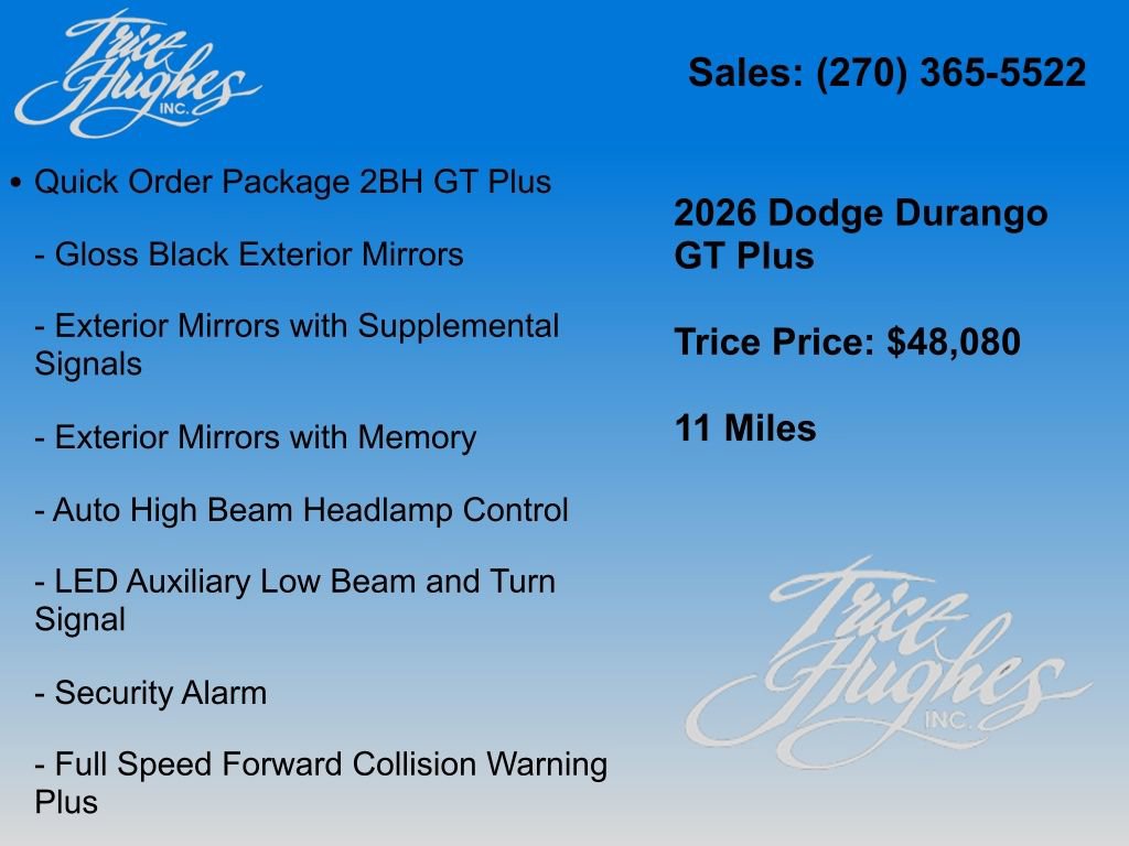 New 2026 Dodge Durango GT AWD/4WD image 20