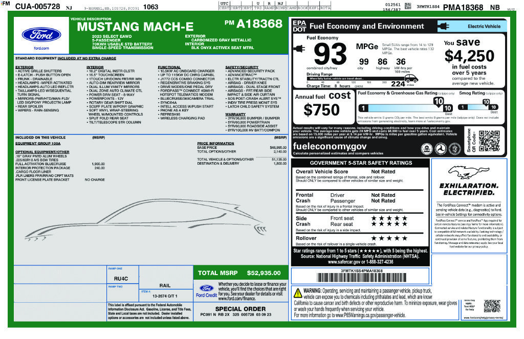 Used 2023 Ford Mustang Mach-E Select AWD/4WD image 18