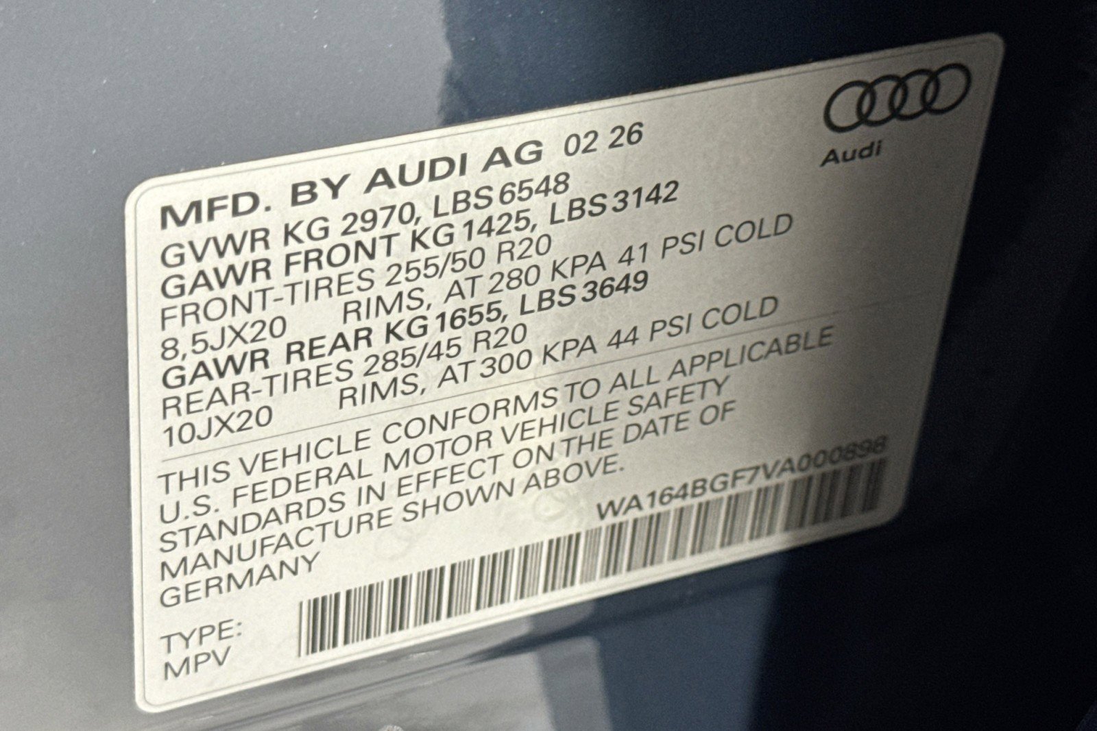 New 2027 Audi Q6 e-tron Prestige AWD/4WD image 29