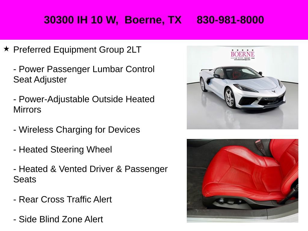 Used 2021 Chevrolet Corvette Stingray Preferred Conv w/ Battery Protection Package image 20