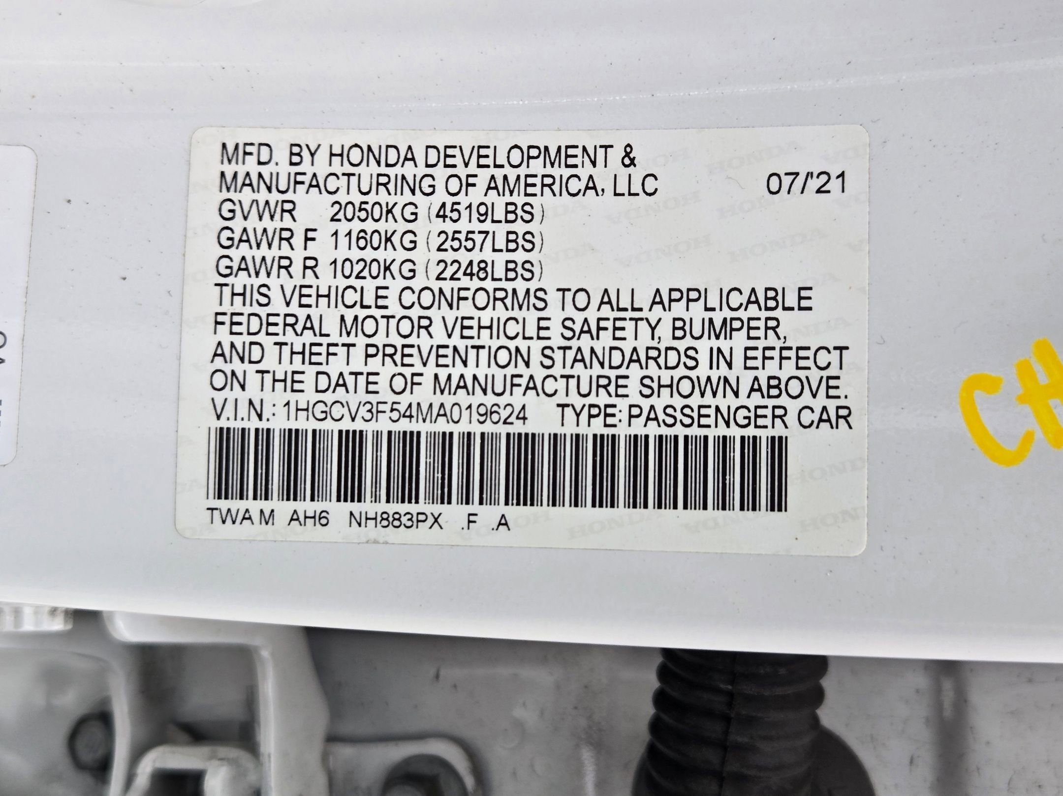 Certified 2021 Honda Accord EX-L image 32