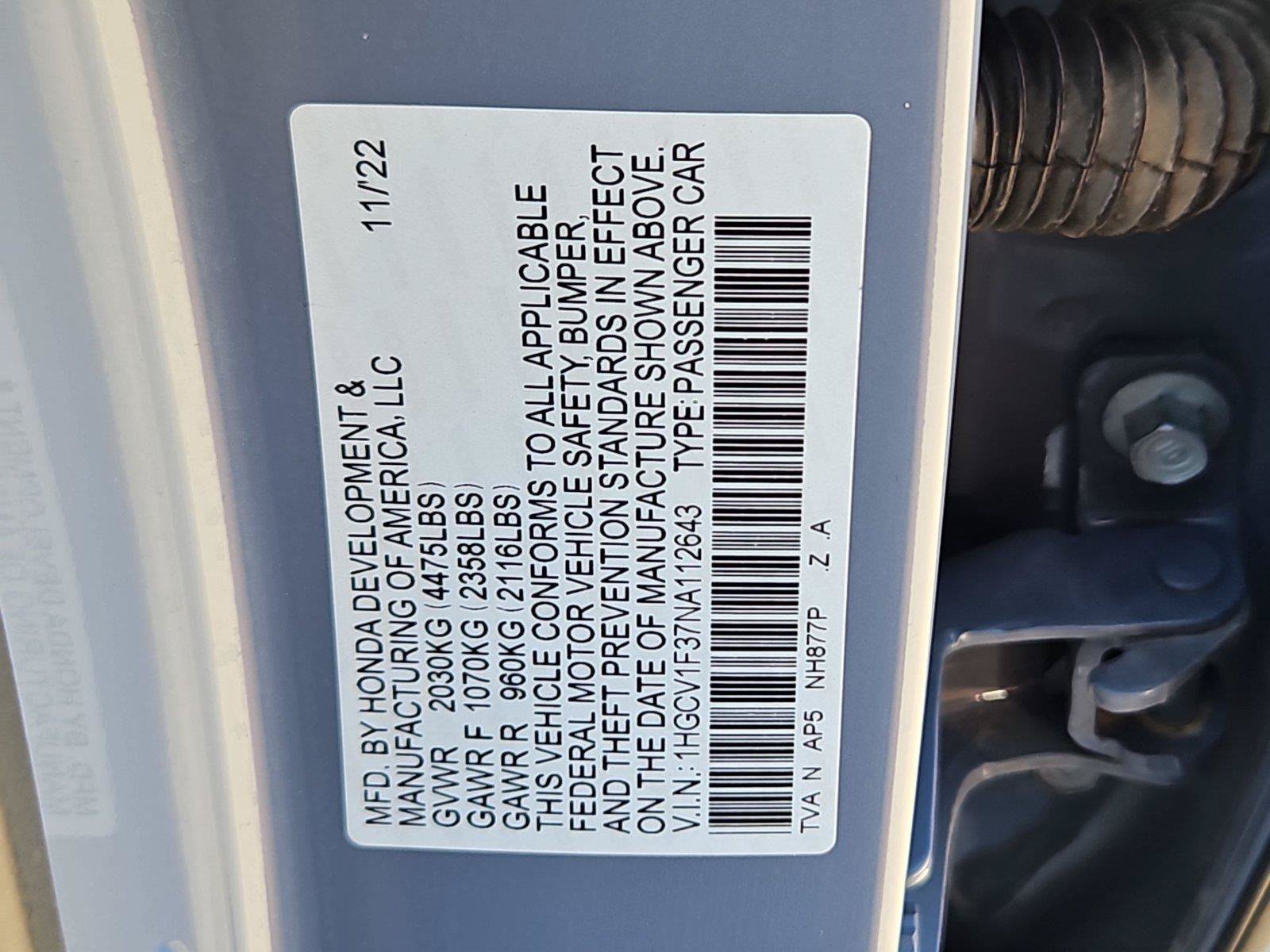 Used 2022 Honda Accord Sport image 30