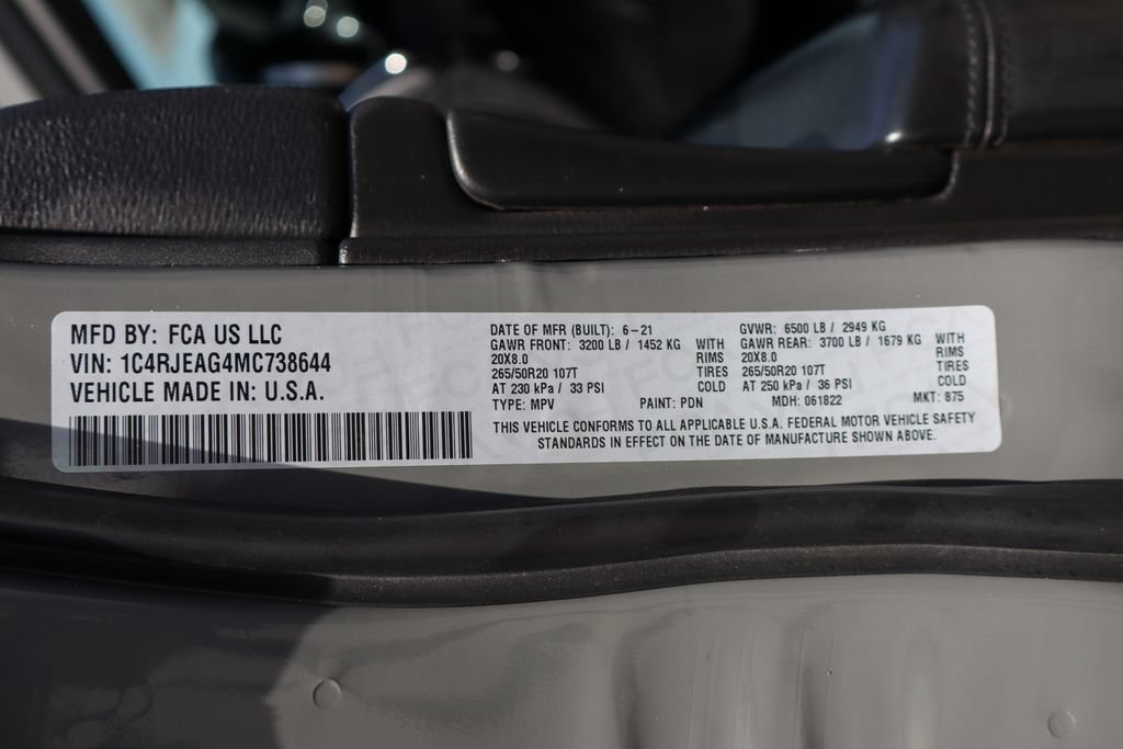 Used 2021 Jeep Grand Cherokee Laredo X RWD image 50