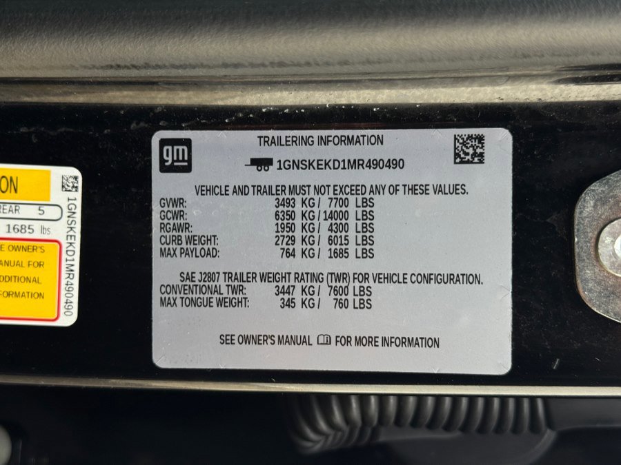 Used 2021 Chevrolet Suburban RST w/ Luxury Package image 74