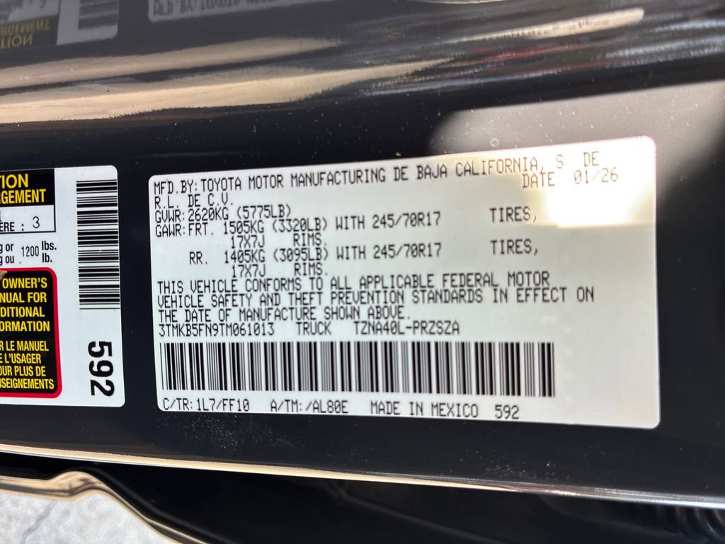 New 2026 Toyota Tacoma SR5 image 47