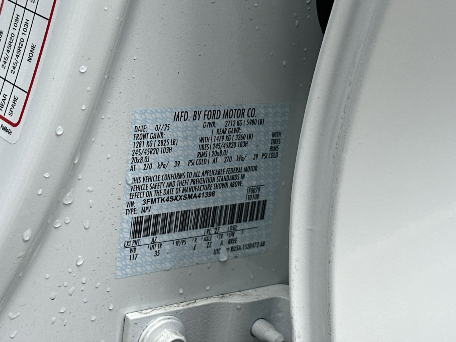 New 2025 Ford Mustang Mach-E GT w/ Bronze Appearance Package image 42