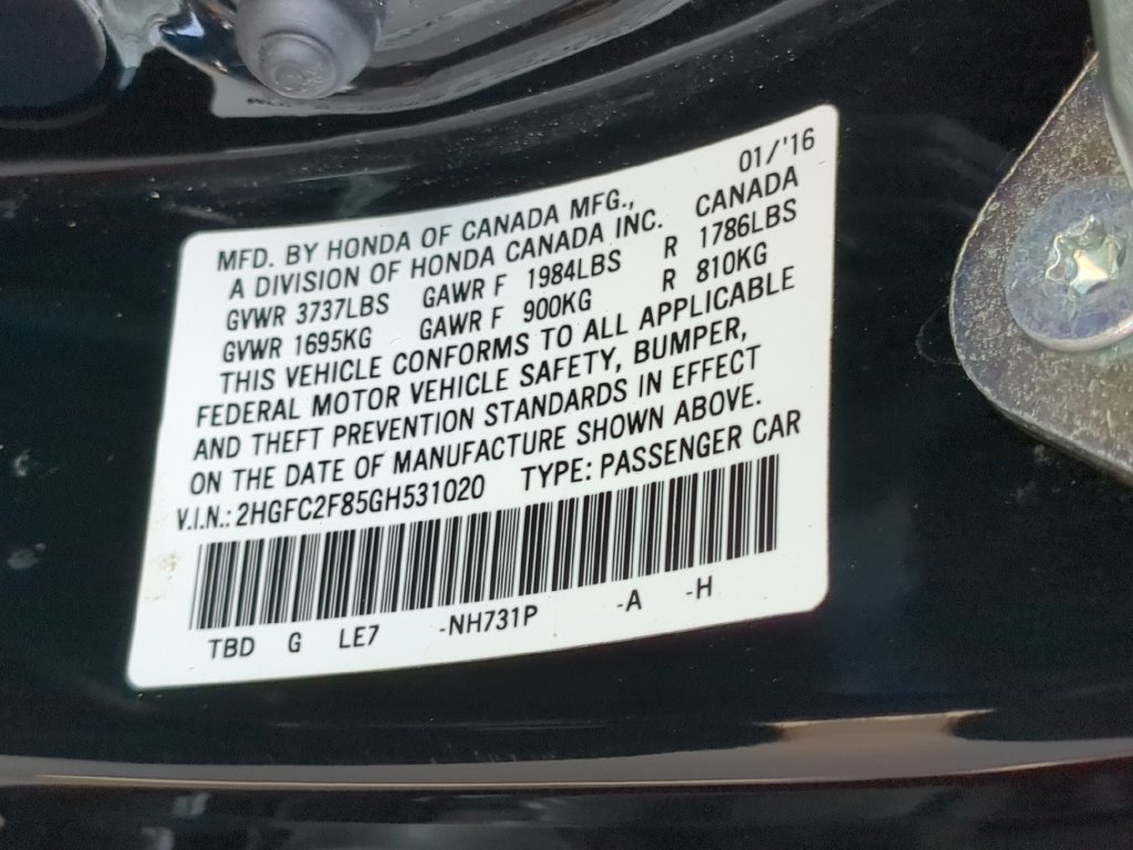 Used 2016 Honda Civic EX image 35