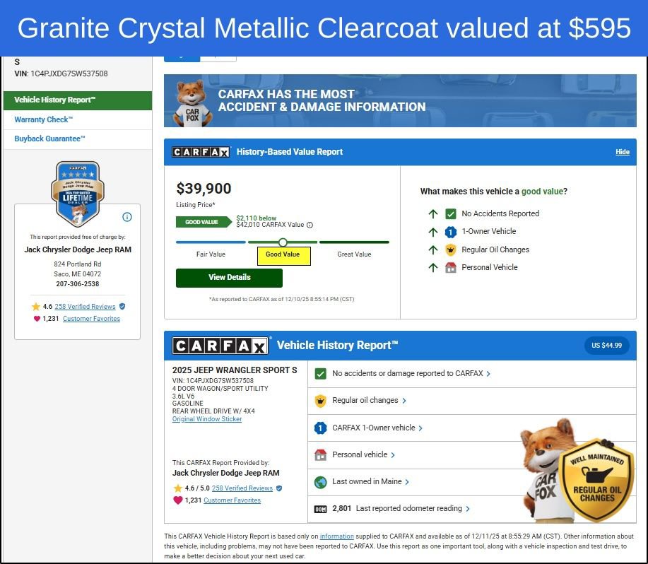 Used 2025 Jeep Wrangler Sport S image 10