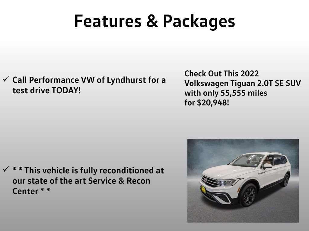 Used 2022 Volkswagen Tiguan SE AWD/4WD image 4