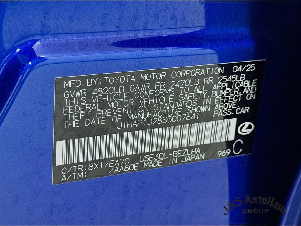 Used 2025 Lexus IS 500 RWD image 41