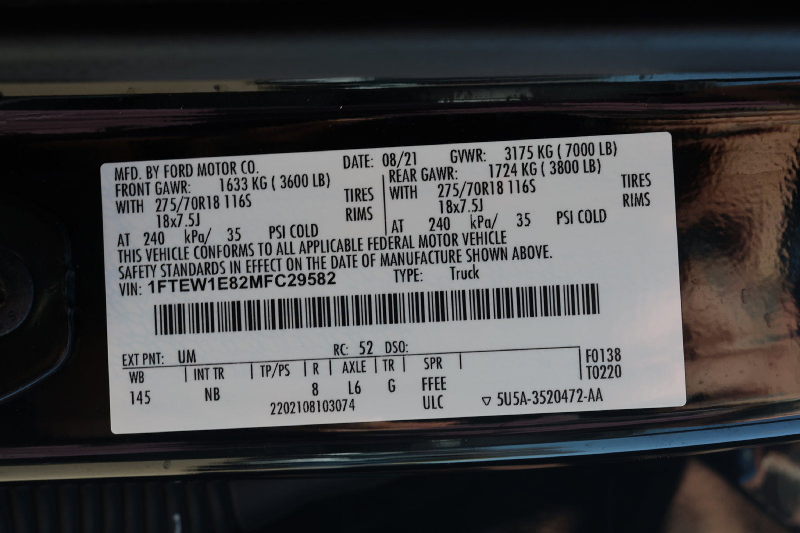 Used 2021 Ford F150 Tremor w/ Equipment Group 402A High AWD/4WD image 37