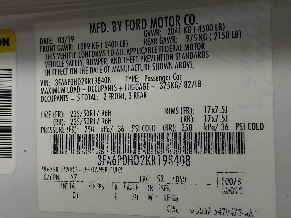 Used 2019 Ford Fusion SE FWD image 33