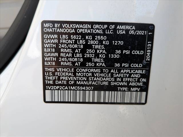 Used 2021 Volkswagen Atlas SE FWD image 25