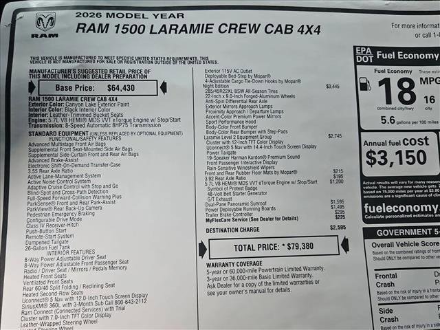 New 2026 RAM 1500 Laramie w/ Night Edition image 18