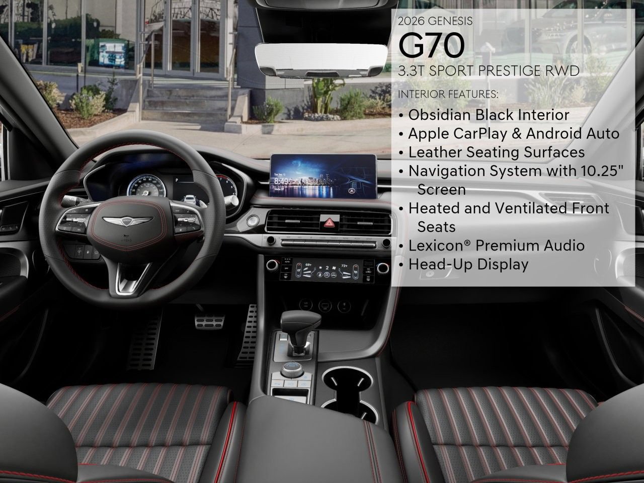 New 2026 Genesis G70 3.3T Sport Prestige RWD image 46