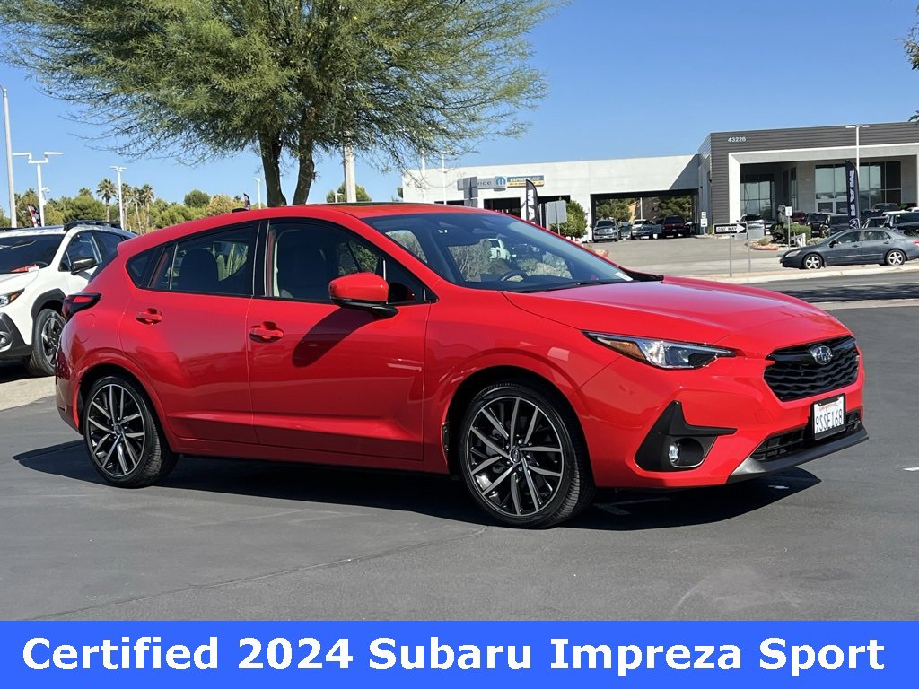 Certified 2024 Subaru Impreza 2.0i Sport