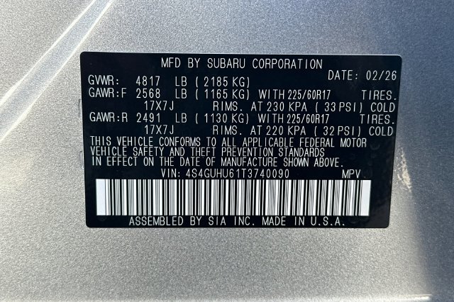 Used 2026 Subaru Crosstrek 2.5i Wilderness w/ Wilderness Package AWD/4WD image 23