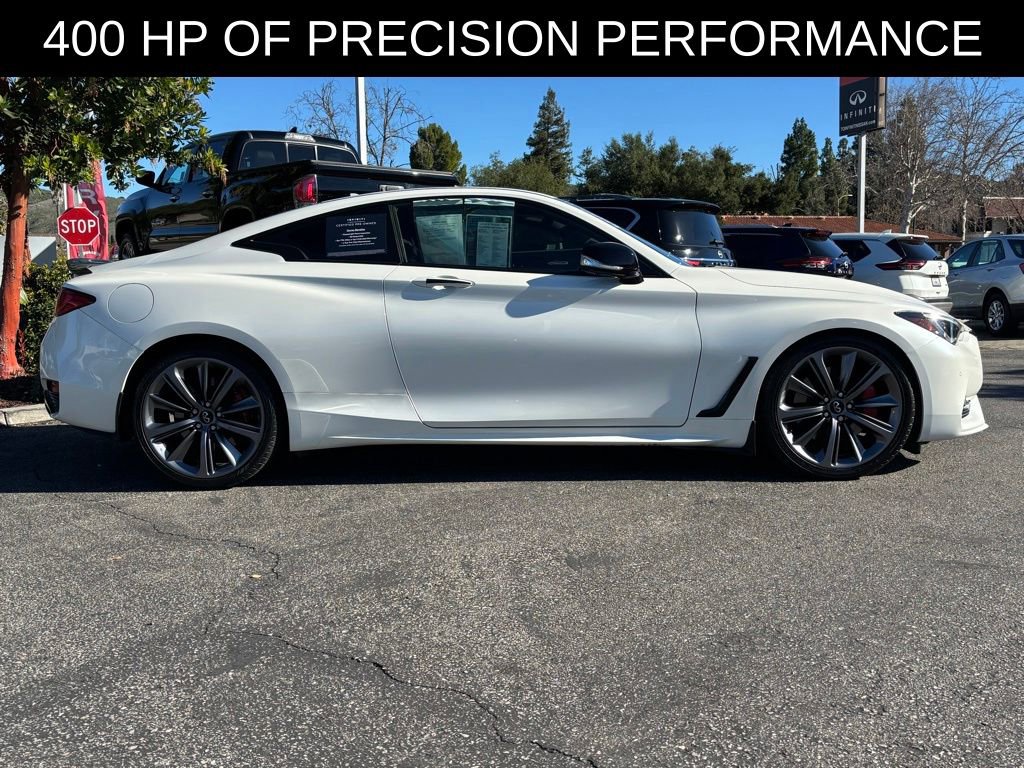 Certified 2022 INFINITI Q60 Red Sport 400 w/ Cargo Package RWD image 2