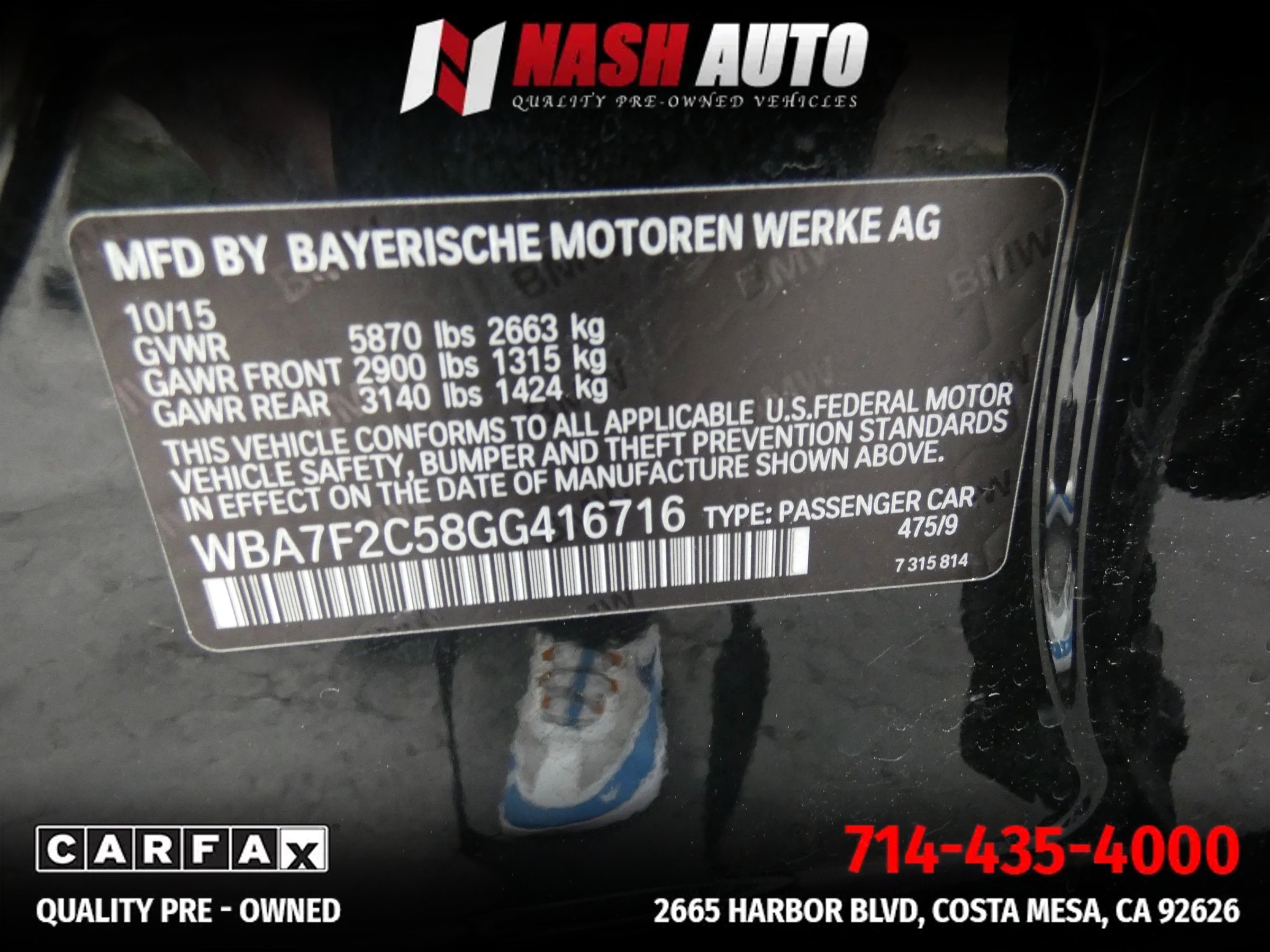 Used 2016 BMW 750i xDrive image 50