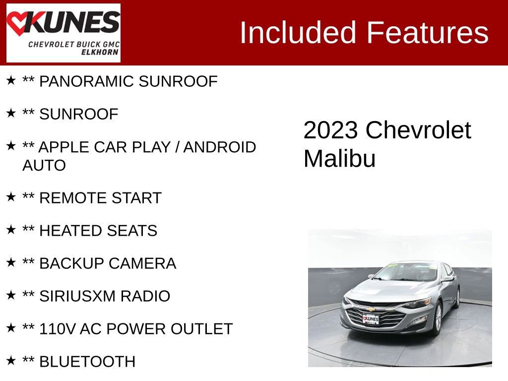 Used 2023 Chevrolet Malibu LT image 2