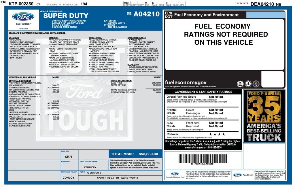 Used 2013 Ford F250 Lariat image 2