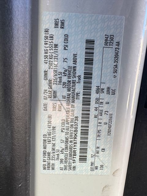 Used 2024 Ford Transit 250 Low Roof w/ Exterior Upgrade Package image 26