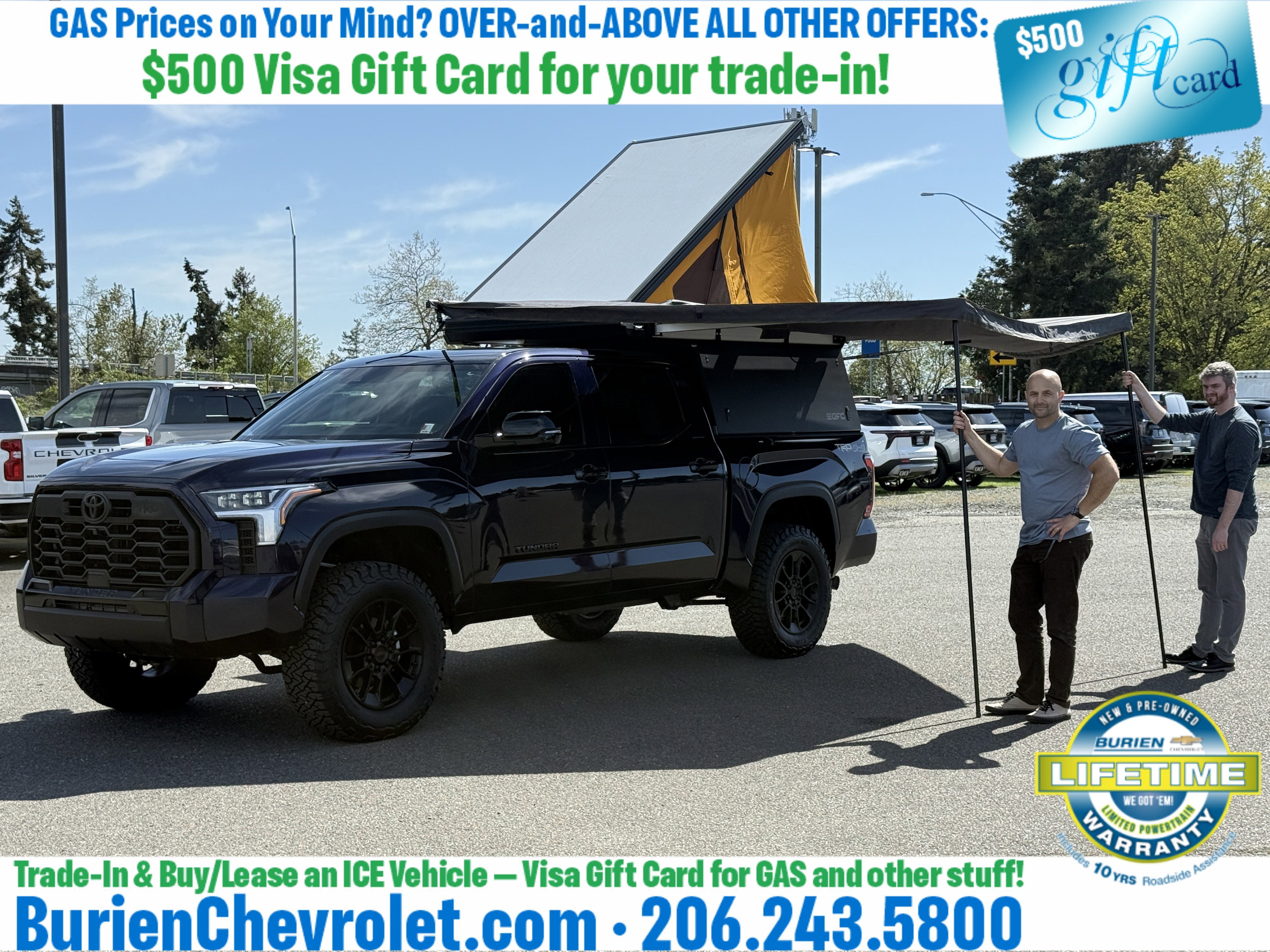 Used 2025 Toyota Tundra Limited w/ TRD Off-Road Package AWD/4WD image 9