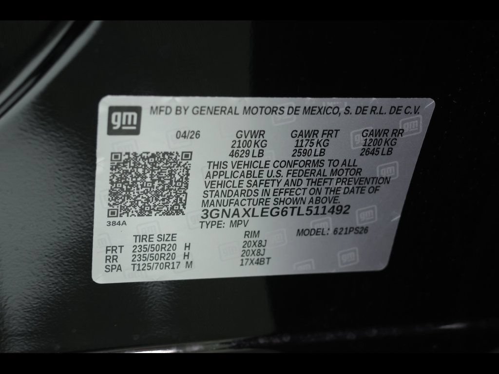 New 2026 Chevrolet Equinox RS w/ Convenience Package III FWD image 27