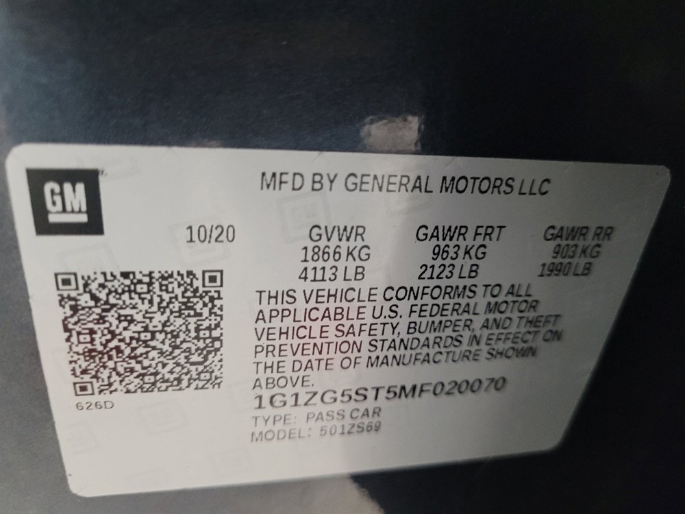 Used 2021 Chevrolet Malibu RS FWD image 33