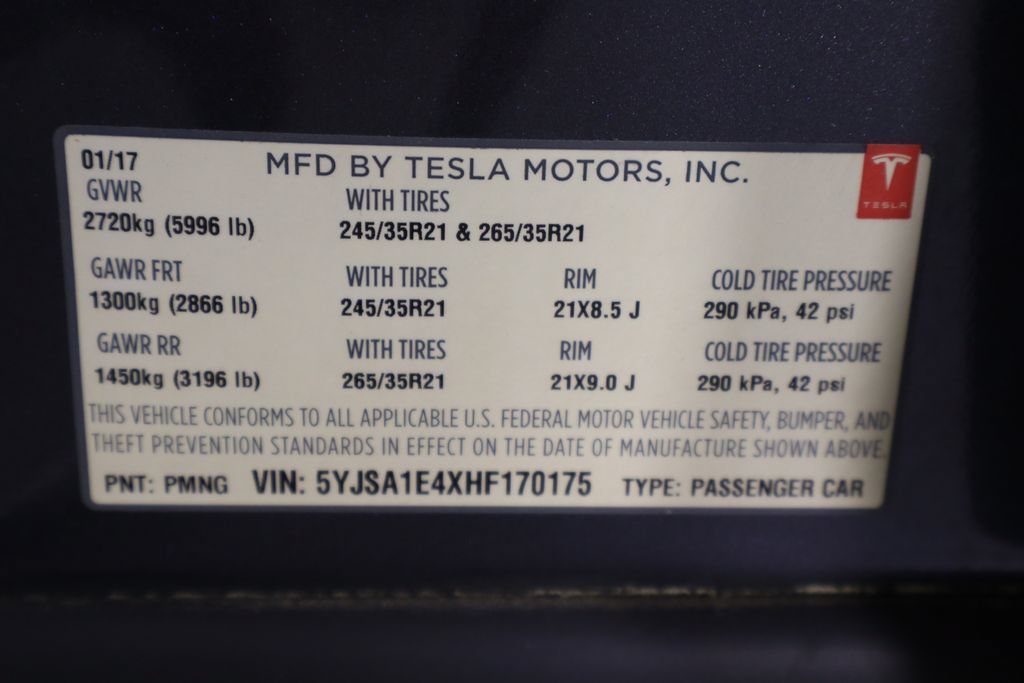 Used 2017 Tesla Model S P100D AWD/4WD image 37