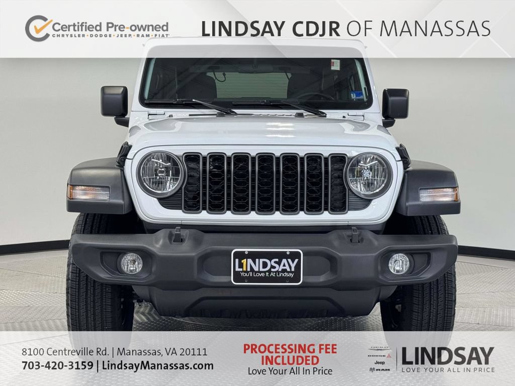 Certified 2025 Jeep Wrangler Sport AWD/4WD image 3