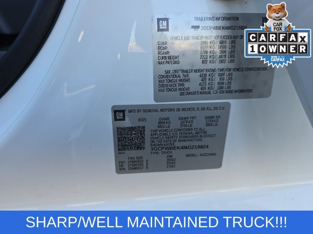 Used 2021 Chevrolet Silverado 1500 Custom RWD image 24