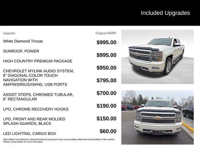 Used 2014 Chevrolet Silverado 1500 High Country w/ High Country Premium Package image 8