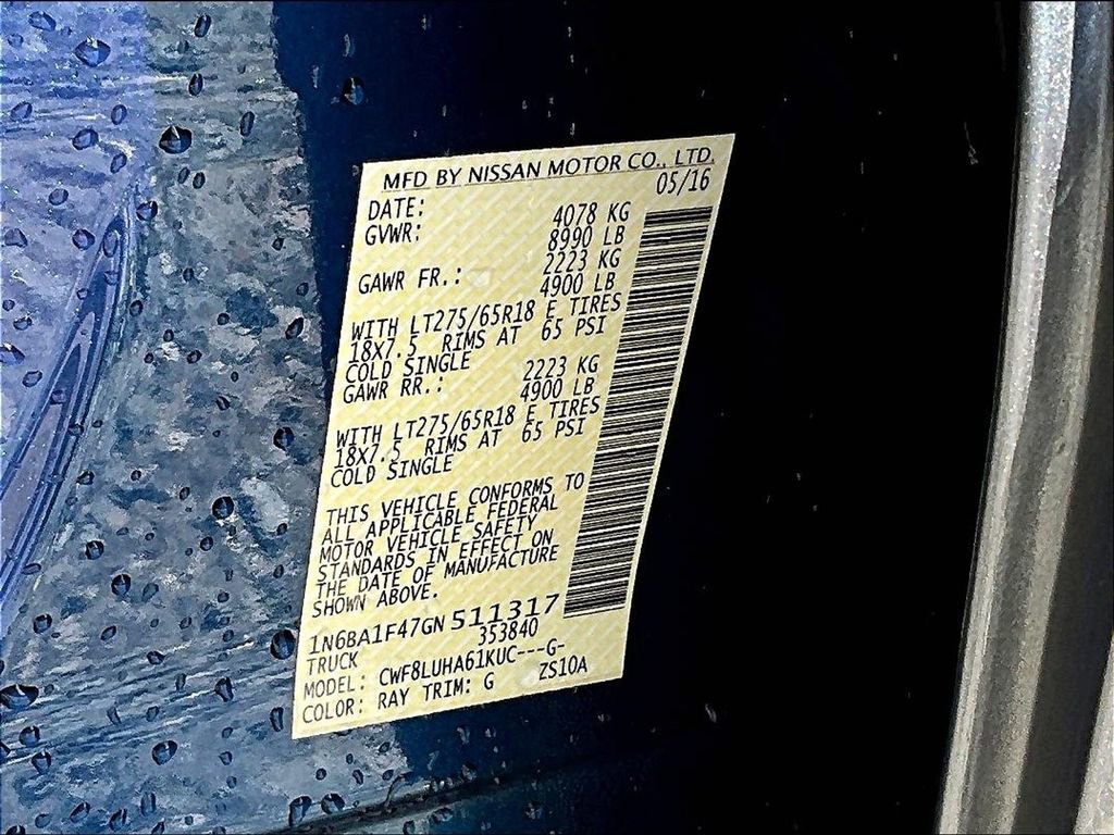 Used 2016 Nissan Titan PRO-4X w/ Pro-4x Convenience Package image 32