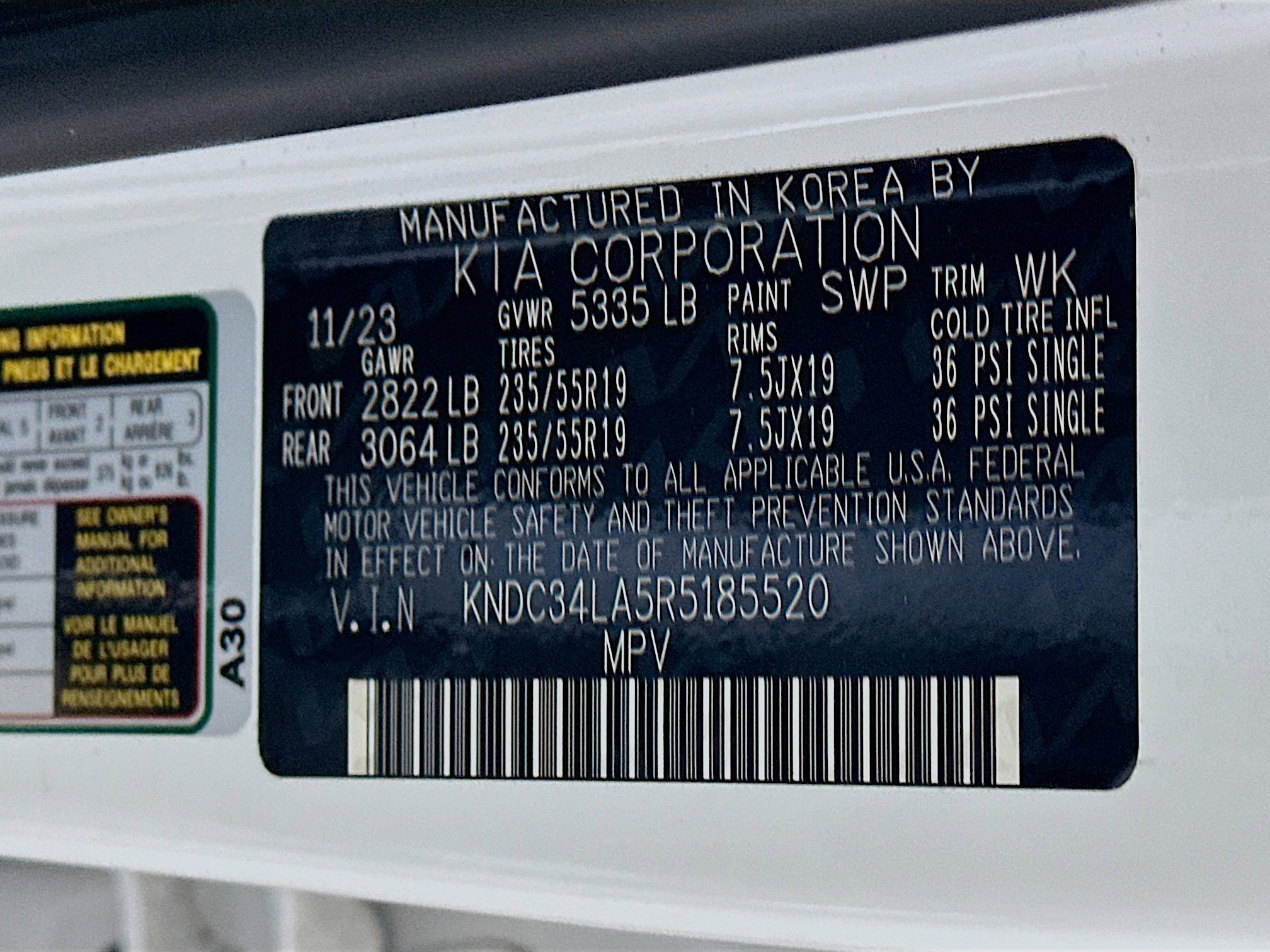 Used 2024 Kia EV6 Wind RWD image 12