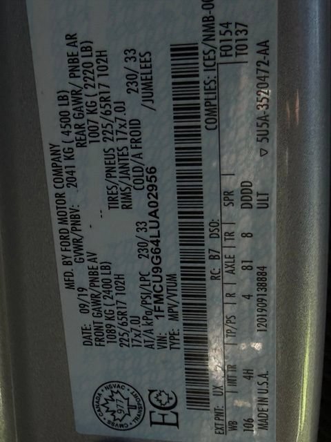 Used 2020 Ford Escape SE AWD/4WD image 43