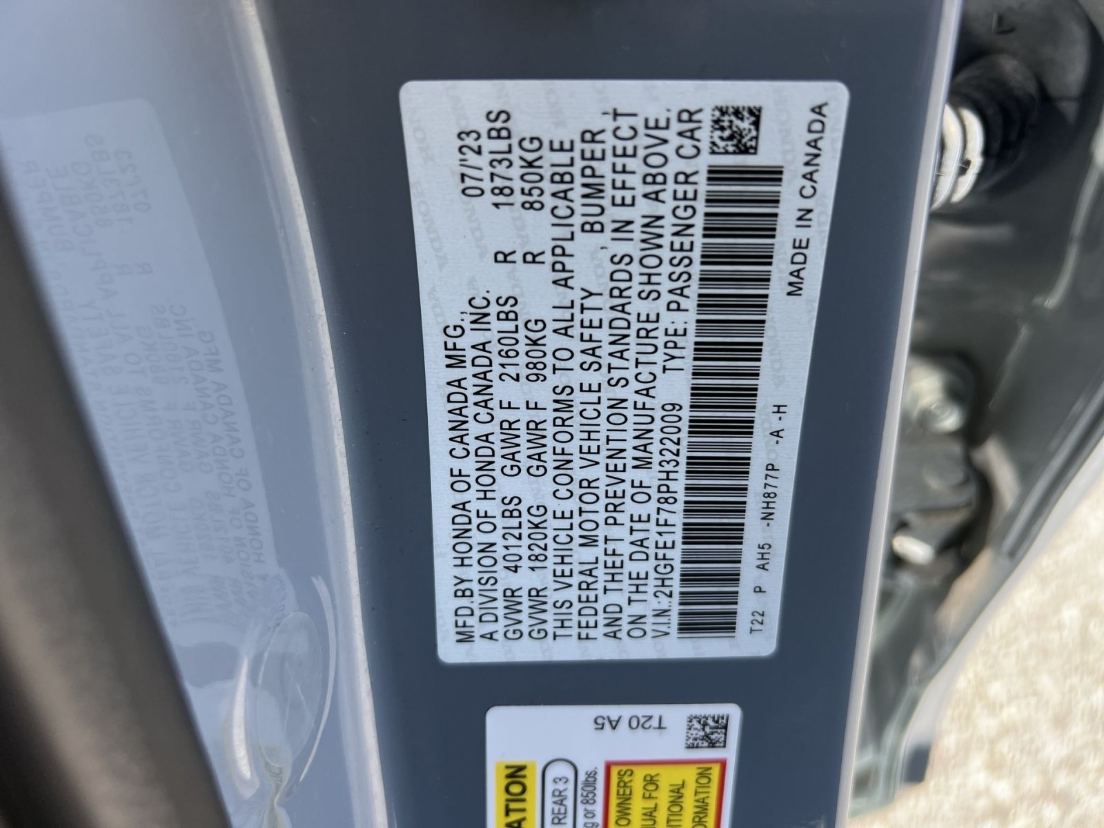 Used 2023 Honda Civic EX image 27