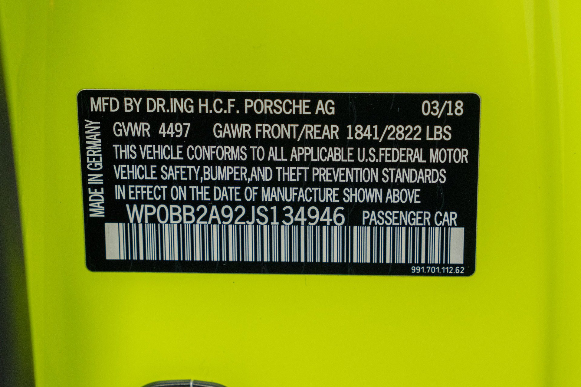 Used 2018 Porsche 911 Targa 4 GTS image 19