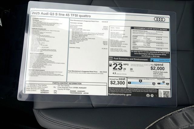New 2025 Audi Q3 2.0T Premium image 13