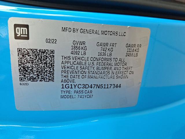 Used 2022 Chevrolet Corvette Stingray Premium Conv w/ 3LT image 30