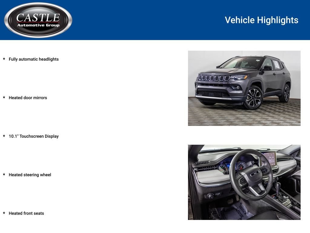 Used 2023 Jeep Compass Limited AWD/4WD image 8