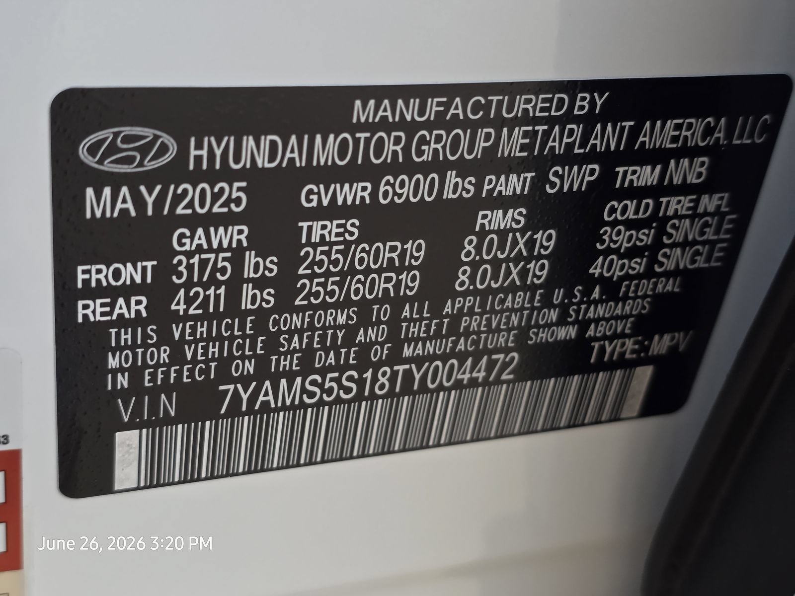 Certified 2026 Hyundai Ioniq 9 S RWD image 34