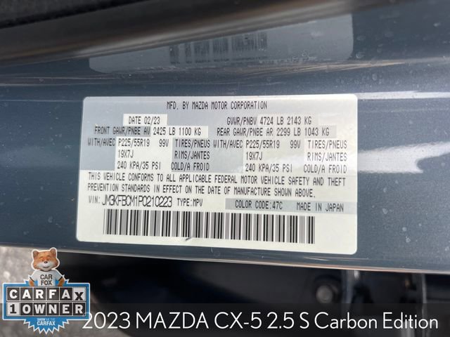 Used 2023 MAZDA CX-5 Carbon Edition AWD/4WD image 27