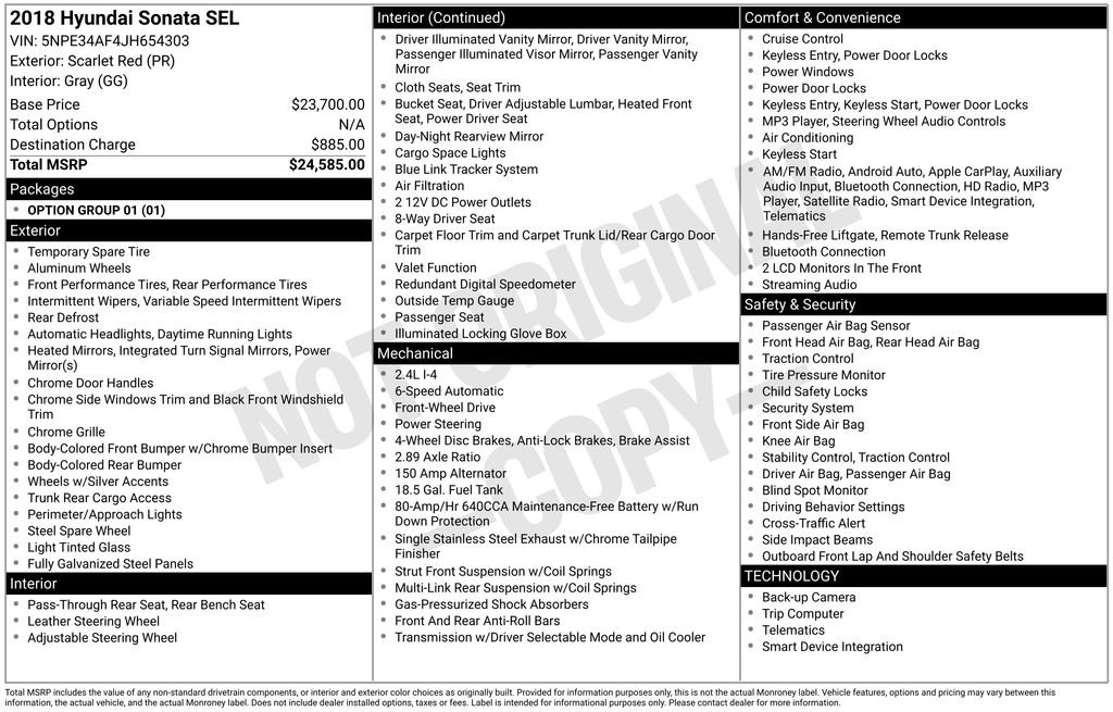 Used 2018 Hyundai Sonata SEL image 19