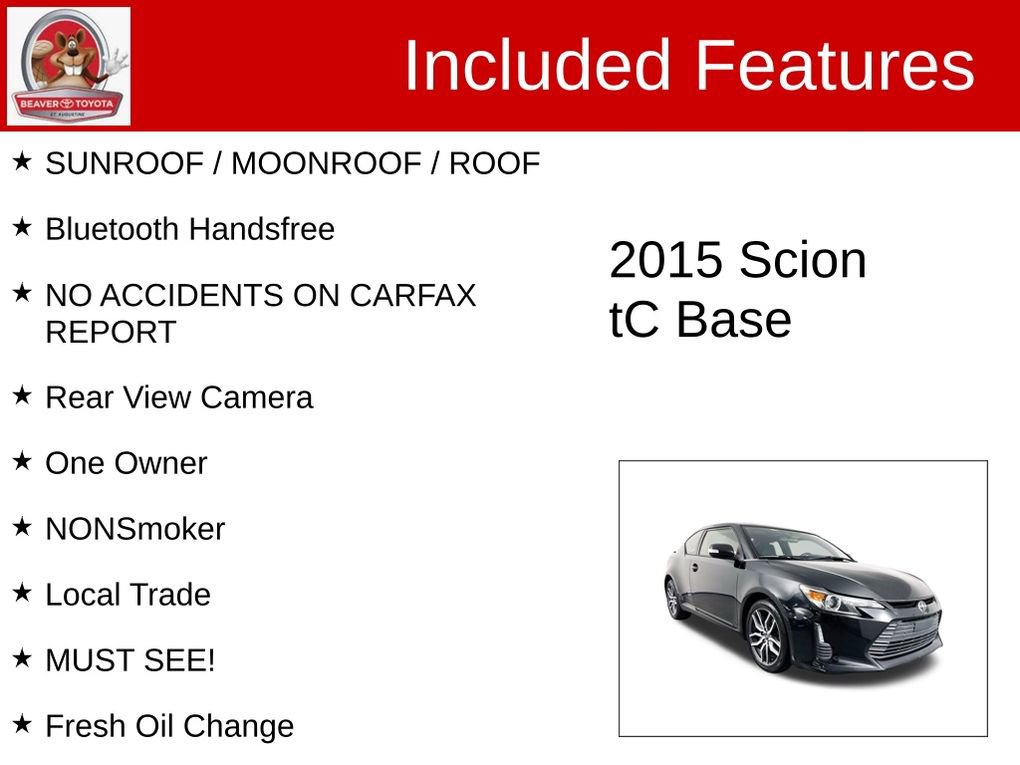 Used 2015 Scion tC image 4