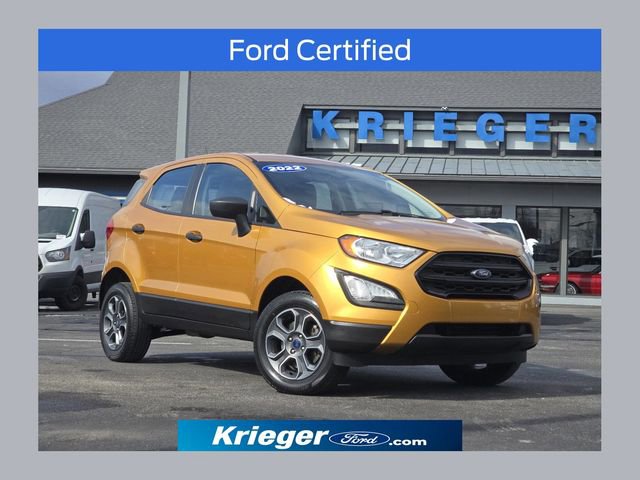 Certified 2022 Ford EcoSport S AWD/4WD image 1