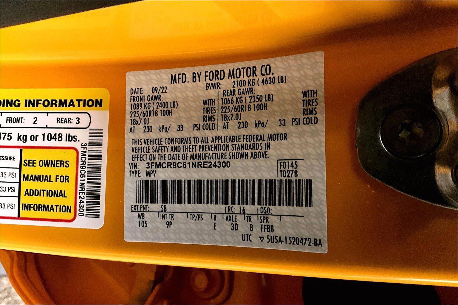 Certified 2022 Ford Bronco Sport Outer Banks image 32