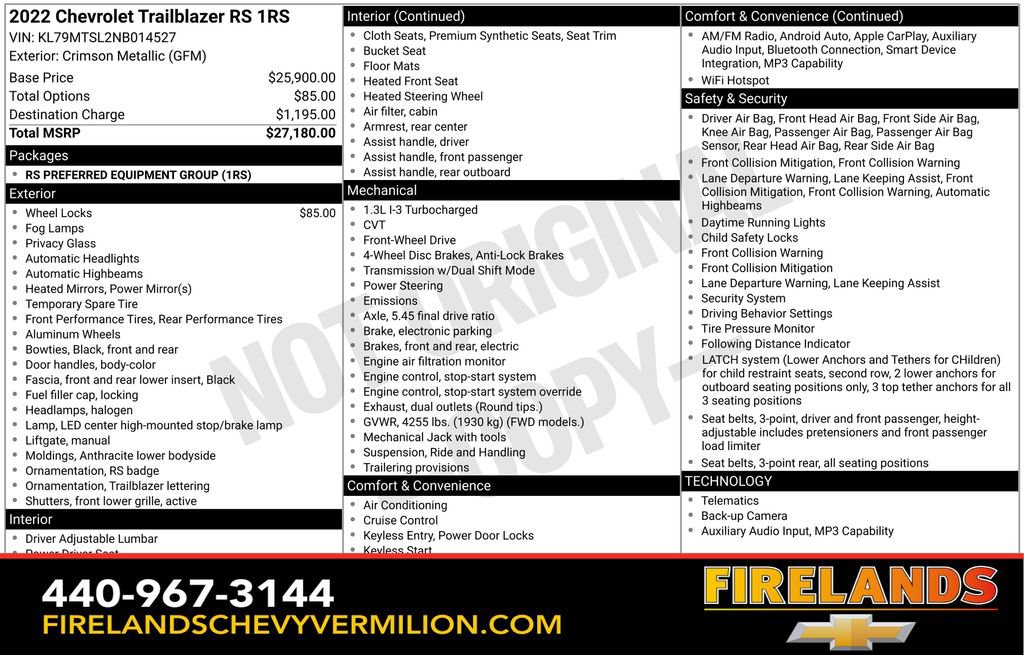 Certified 2022 Chevrolet TrailBlazer RS image 2